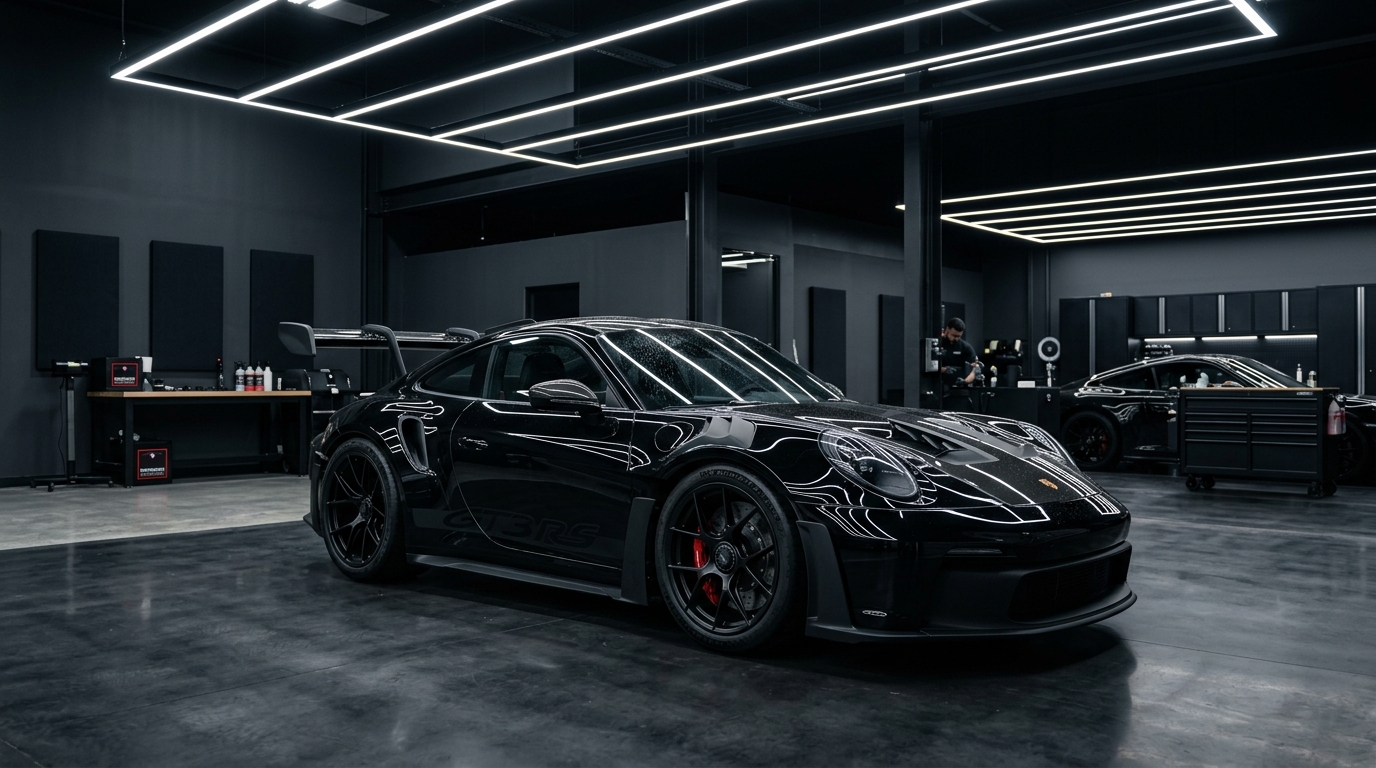 Porsche 911 GT3 RS в детейлинг студии
